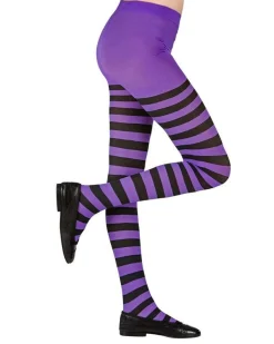 Kids' Party Delights Kids'<Girls Purple & Black Tights
