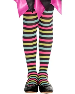 Kids' Party Delights Kids'<Girls Spot Witch Striped Tights