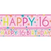 Girls 16Th Birthday Paper Banners - 1M (3Pk)<Party Delights New