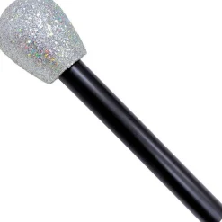 Glitter Microphone - 22Cm<Party Delights Online