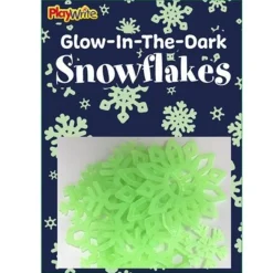 Party Delights Snowflake Decorations<Glow In The Dark Snowflakes - 20X14Cm (16Pk)