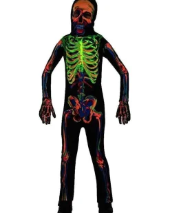 Kids' Party Delights Kids'<Glow Skeleton - Childs Costume