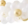 Gold And White Botanical Hen Party Balloon Arch - 55 Balloons<Party Delights Clearance