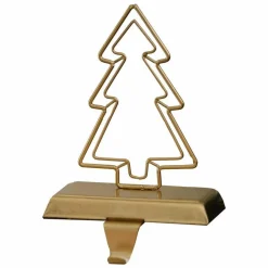 Party Delights Tableware<Gold Christmas Tree Stocking Holder - 17Cm