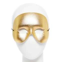Gold Cocktail Domino Masquerade Mask<Party Delights