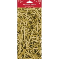 Party Delights Gift Wrapping<Gold Glimmer Shredded Tissue Paper (20G Pack)