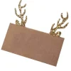 Party Delights Tableware<Gold Glitter Antler Kraft Place Cards (10Pk)