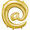 Gold Letter @ Balloon - 16" Foil<Party Delights Discount