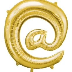 Gold Letter @ Balloon - 16" Foil<Party Delights Discount