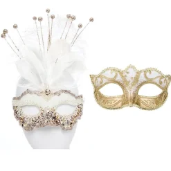 Gold Masquerade For Couples<Party Delights Sale