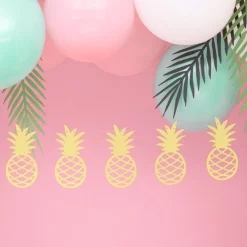 Gold Pineapple Garland - 1.5M<Party Delights Online