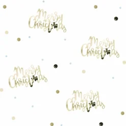 Party Delights Tableware<Gold Script Foil Merry Christmas Foil Confetti (14G)