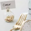 Party Delights Tableware<Gold Star Filled Christmas Bauble Place Card Holders (6Pk)