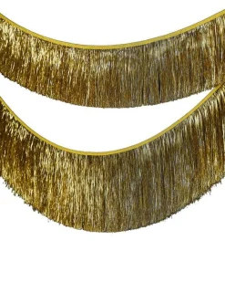 Party Delights Hanging Decorations<Gold Tinsel Garland