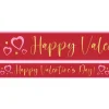 Golden Hearts Paper Banners (3Pk)<Party Delights Clearance