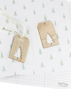 Party Delights Gift Wrapping<Green Christmas Tree Eco Wrapping Paper Kit With Ribbon & Tags