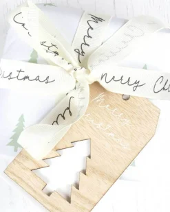 Party Delights Gift Wrapping<Green Christmas Tree Eco Wrapping Paper Kit With Ribbon & Tags