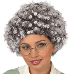 Grey Afro Wig<Party Delights New