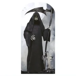Party Delights Cut Outs & Scene Setters<Grim Reaper Stand In Cardboard Photo Prop - 190Cm X 90Cm