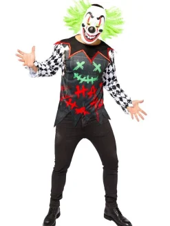 Men's Party Delights Men's<Haha Scary Clown - Adult Costume