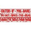 Party Delights Hanging Decorations<Halloween Bloody Print Paper Banners - 1M (3Pk)