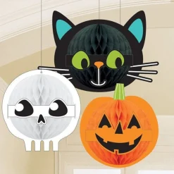 Party Delights Hanging Decorations<Hallo-Ween Friends Honeycomb Decorations (3Pk)