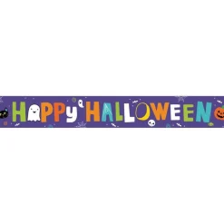 Hallo-Ween Friends Paper Banners - 1M (3Pk)<Party Delights Sale