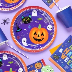 Party Delights Tableware<Hallo-Ween Friends Plates 23Cm (8Pk)