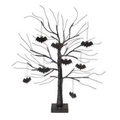 Party Delights Props<Halloween Tree With Metal Bats - 68Cm