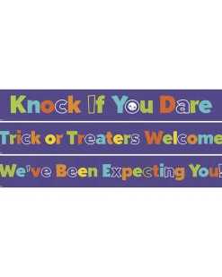 Party Delights Hanging Decorations<Halloween Trick Or Treat Paper Banners - 1M