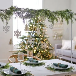 Party Delights Snowflake Decorations<Hanging Snowflake And Honeycomb Tree Accessory Kit