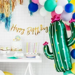 Happy Birthday Gold Banner - 0.6M<Party Delights Best