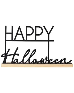 Party Delights Halloween Home Decor<Happy Halloween Metal Decoration
