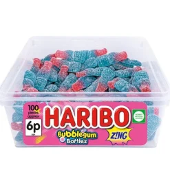 Haribo Fizzy Bubble Gum Bottles - 770G<Party Delights Discount