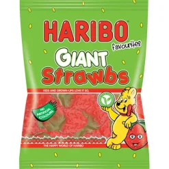 Haribo Giant Strawbs - 60G<Party Delights Sale