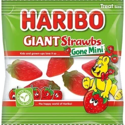 Haribo Giant Strawbs Gone Mini - 16G<Party Delights New