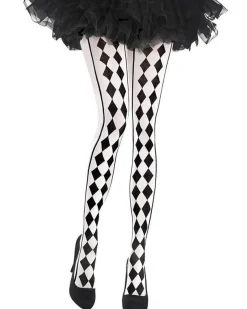 Women's Party Delights Women's<Harlequin Tights - Adult One Size