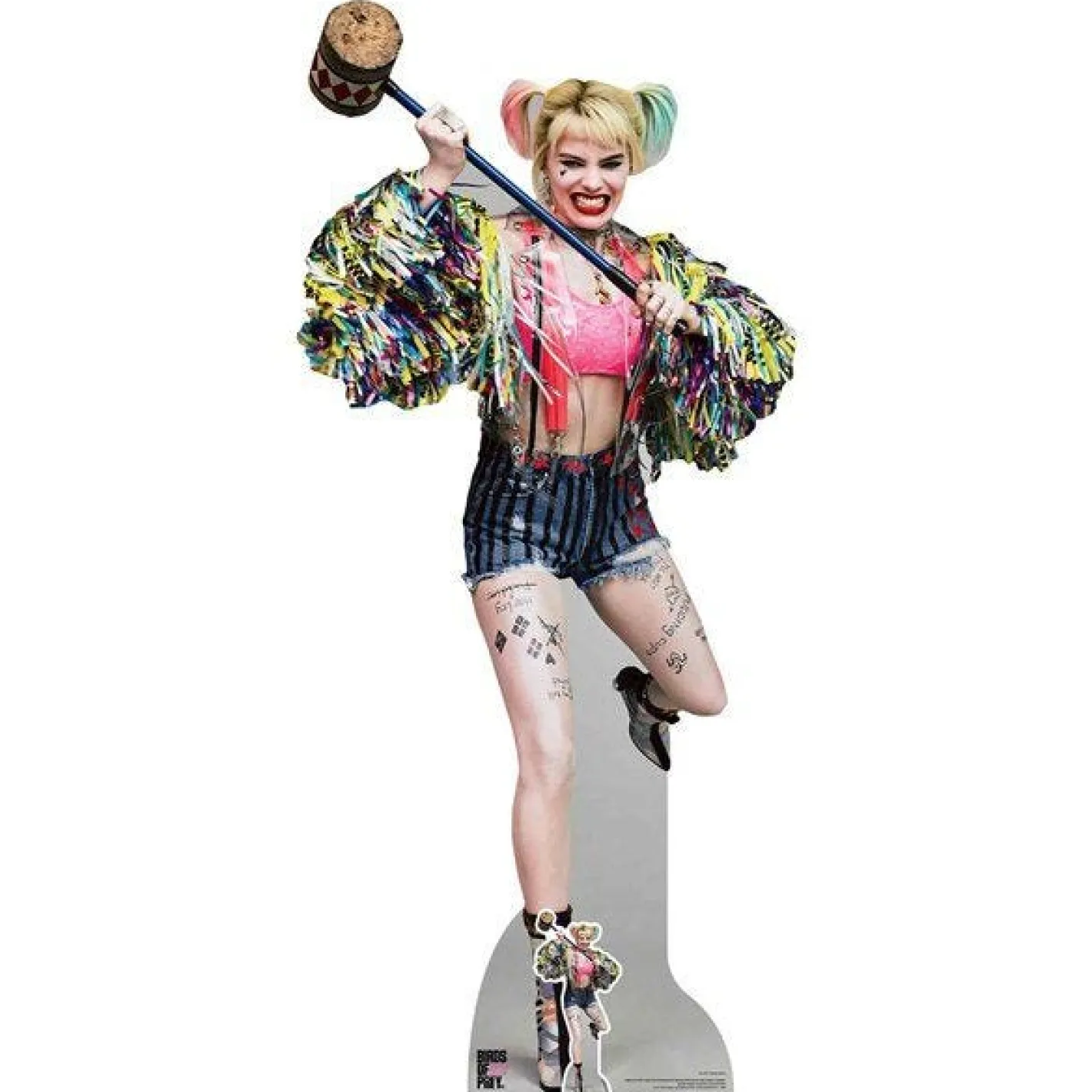 Harley Quinn (Margot Robbie) Birds Of Prey Cardboard Cutout - 183Cm X 83Cm<Party Delights Online