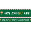 Have Yourself A Merry Little Christmas Paper Banners - 1M (3Pk)<Party Delights Outlet