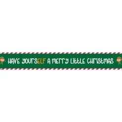Party Delights Naughty Elf Accessories<Have Yourself A Merry Little Christmas Paper Banners - 1M (3Pk)