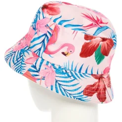 Hawaiian Flamingos Bucket Hat<Party Delights
