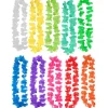 Hawaiian Hula Lei - 10 Pack Assorted Colours<Party Delights