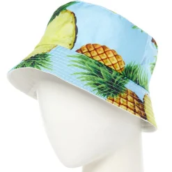 Hawaiian Pineapple Bucket Hat<Party Delights Hot