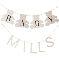 Hello Baby Bear Customisable Bunting<Party Delights New
