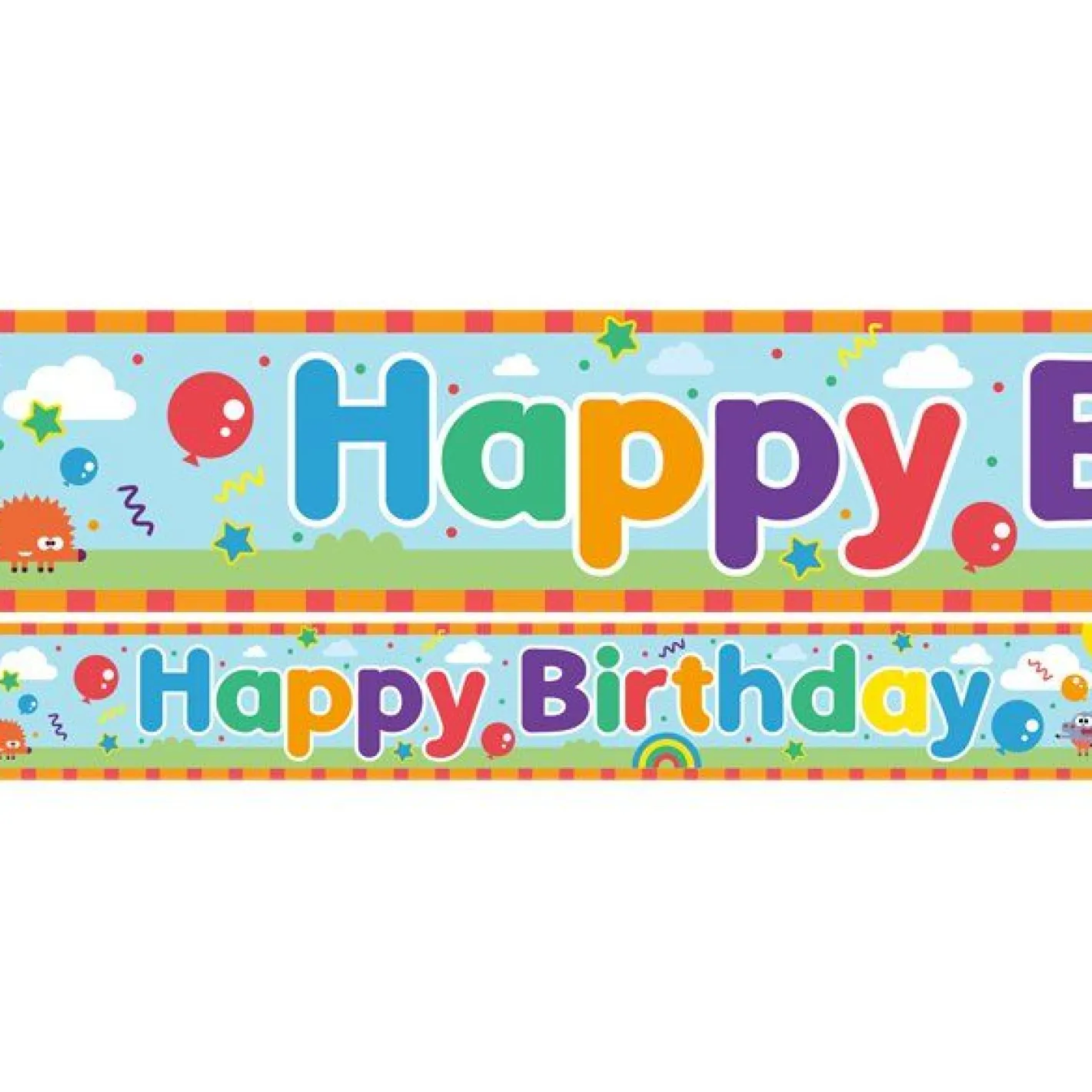 Hey Duggee Style Paper Banners - 1M (3Pk)<Party Delights Best