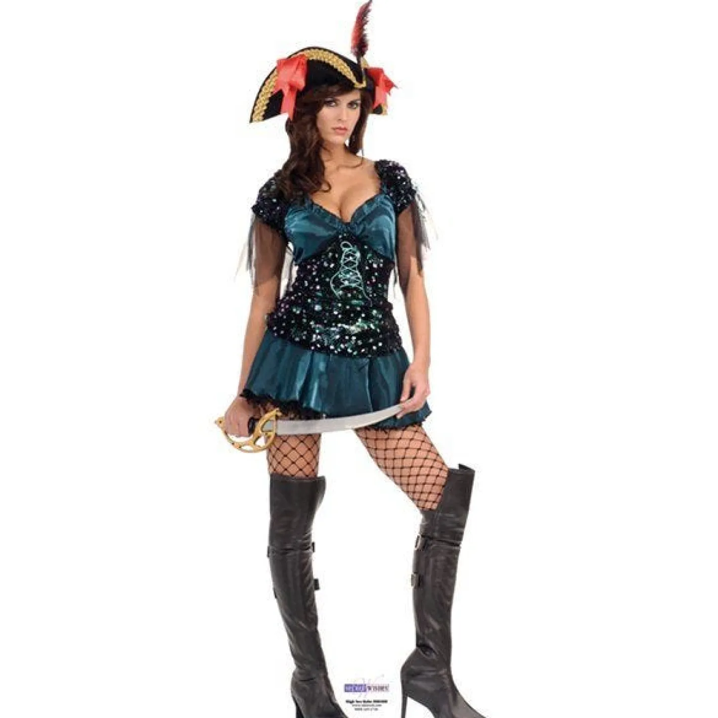 High Sea Babe Cardboard Cutout - 185Cm X 70Cm<Party Delights Online