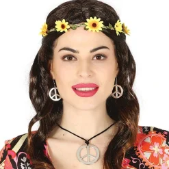 Hippie Peace Necklace & Earrings<Party Delights Best