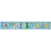 Holographic Happy 1St Birthday Boy Foil Banner - 2.7M<Party Delights Hot