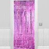 Holographic Pink Foil Door Curtain - 2.4M X 92Cm<Party Delights Best