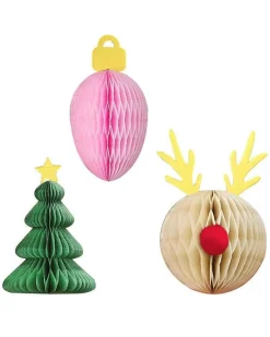 Party Delights Gift Wrapping<Honeycomb Present Toppers